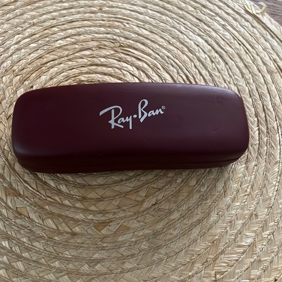 Ray-Ban Hard Cover Burgundy Eyeglasses Case - Picture 4 of 12